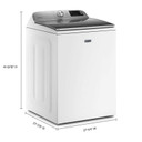 Maytag® Smart Top Load Washer with Extra Power Button - 5.4cuft MVW6230HW