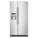 Maytag® 36-Inch Wide Side-by-Side Refrigerator with Exterior Ice and Water Dispenser - 25 Cu. Ft. MSS25C4MGZ