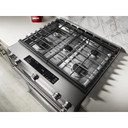 Kitchenaid® 30-Inch 5 Burner Front Control Gas Convection Range with Baking Drawer KSGB900ESS