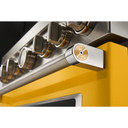 KitchenAid® 36'' Smart Commercial-Style Gas Range with 6 Burners KFGC506JYP
