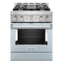 KitchenAid® 30'' Smart Commercial-Style Gas Range with 4 Burners KFGC500JMB KitchenAid® 30'' Smart Commercial-Style Gas Range with 4 Burners KFGC500JMB