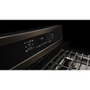 Kitchenaid® 30-Inch 5-Burner Gas Convection Range KFGG500EBS