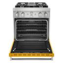KitchenAid® 30'' Smart Commercial-Style Dual Fuel Range with 4 Burners KFDC500JYP