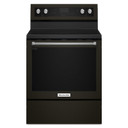 Kitchenaid® 30-Inch 5-Element Electric Convection Range YKFEG500EBS