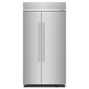 Kitchenaid® 25.5 Cu Ft. 42 Built-In Side-by-Side Refrigerator KBSN702MPS