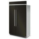 Kitchenaid® 30 Cu. Ft. 48" Built-In Side-by-Side Refrigerator with PrintShield™ Finish KBSN708MBS
