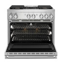 Jennair® 36" NOIR™ Dual-Fuel Professional-Style Range JDRP636HM
