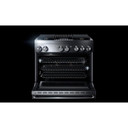 Jennair® 36" NOIR™ Dual-Fuel Professional-Style Range JDRP636HM