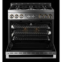 Jennair® 36" RISE™ Gas Professional-Style Range JGRP436HL