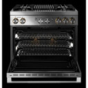 Jennair® 36" RISE™ Dual-Fuel Professional-Style Range JDRP636HL