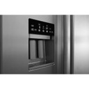 Jennair® RISE™ 42" Built-In Side-By-Side Refrigerator with External Ice and Water Dispenser JBSS42E22L Jennair® RISE™ 42" Built-In Side-By-Side Refrigerator with External Ice and Water Dispenser JBSS42E22L