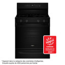 Whirlpool® 30-inch Smart Electric Smart Range with Air Cooking Technology, No Preheat Air Fry, High Speed Preheat Oven, WipeClean™ Coating, and Steam/Self Clean YWFES7530RB
