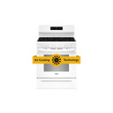 Whirlpool® 30-inch Gas Range with Air Fry and Air Baking, Self Cleaning, Rapid Preheat 5.0 CuFt Capacity WFGS5030RW