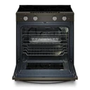 Whirlpool® 30-inch Smart Slide in Electric Range with True Convection, No Preheat Air Fry, WipeClean™ Coating, Steam/Self Clean and High Speed Preheat YWSES7530RV