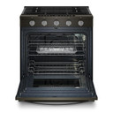 Whirlpool® 30-inch Smart Slide In Gas Range with Air Cooking Technology, No Preheat Air Fry, Steam/Self Clean and High Speed Preheat WSGS7530RV