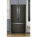 Whirlpool® 36-Inch Wide Full-Depth French Door Bottom Mount Refrigerator - 25 cu. ft. WRFF3236RV