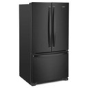 Whirlpool® 36-Inch Wide Counter-Depth French Door Bottom Mount Refrigerator - 20 cu. ft. WRFC2036RB