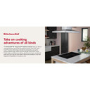 Kitchenaid® 36" Temp Cook™ Induction Cooktop with 5 Cooking Zones KCIT736SBL