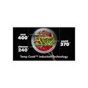 Kitchenaid® 30" Temp Cook™ Induction Cooktop with 5 Cooking Zones KCIT730SBL