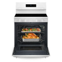 Whirlpool® 30-Inch Electric Range with Air Cooking Technology and No Preheat Air Fry YWFES7030SW Whirlpool® 30-Inch Electric Range with Air Cooking Technology and No Preheat Air Fry YWFES7030SW
