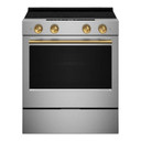 Kitchenaid® 5.3 Cu. Ft. Slide-in Electric Range with Two Even-Heat™ Hyper Elements and Convection Cooking Modes YKSES530SPS