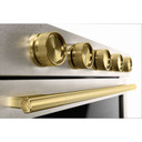 Kitchenaid® 5.0 Cu. Ft. Smart Slide-in Gas Range with Convection Cooking Modes and 2-in-1 Burner KSGS530SPS