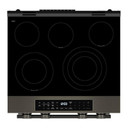 Kitchenaid® 5.3 Cu. Ft. Slide-in Electric Range with Two Even-Heat™ Hyper Elements and Convection Cooking Modes YKSES530SBE