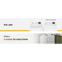 4.8 - 4.9 Cu. Ft. I.E.C. Whirlpool® Top Load Washer with 2-in-1 Removable Agitator. WTW4107SW