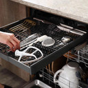 Kitchenaid® Third Level Utensil Rack Dishwasher with 30+ Total Wash Jets in PrintShield™ Finish, 47 dBA KDFS224SPS