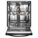 Whirlpool® 24-Inch Dishwasher with Total Coverage Wash Action and Auto Open Air Dry in Fingerprint Resistant Black Stainless WDTS8024SV
