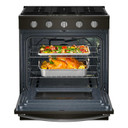 Whirlpool® 30-inch Gas Range with Air Cooking Technology WSGS5030SV