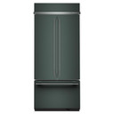 Kitchenaid® 20.8 Cu. Ft. 36" Built-In French Door Bottom Mount Refrigerator with Platinum Interior KBFN536SJP