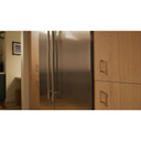 Kitchenaid® 29.4 Cu. Ft. 48" Built-In Side-by-Side Refrigerator features Exterior Water and Ice Dispenser with Measured Fill KBSD748SPS