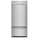 Kitchenaid® 20.8 Cu. Ft. 36" Built-In Bottom Mount Refrigerator with Platinum Interior KBBL336SPS