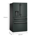 Kitchenaid® 29 cu. ft. French Door Refrigerator with Exterior Water and Ice and FreshChill™ Full-Width Refrigerated Drawer KRMF436SJP