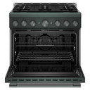 KitchenAid® 36-Inch 6 Burner Commercial-Style Gas Range with No Preheat Air Fry Mode KFGS936SJP