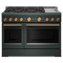 KitchenAid® 48-Inch 6 Burner Commercial-Style Gas Range with Griddle KFGD948SJP