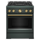 KitchenAid® 30-Inch 4 Burner Commercial-Style Gas Range with No Preheat Air Fry Mode KFGS930SJP