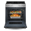 Whirlpool® 30-inch Gas Smart Range with Air Cooking Technology and Steam Clean WSGS4530TZ