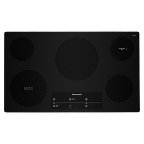 Kitchenaid® 36 Electric Cooktop with 5 Elements and Touch-Activated Controls KCES956KSS