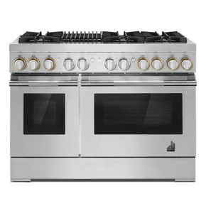 Jennair® RISE™ 48" Dual-Fuel Professional Range with Gas Grill JDRP648HL