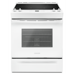 Amana® 30-inch Electric Range with Front Console YAES6603SFW