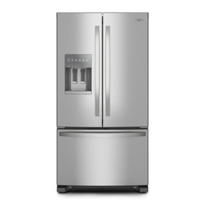 Whirlpool® 36-Inch Wide French Door Bottom Mount Refrigerator - 25 cu. ft. WRFF3436RZ