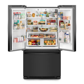 Whirlpool® 36-Inch Wide Counter-Depth French Door Bottom Mount Refrigerator - 20 cu. ft. WRFC2036RB