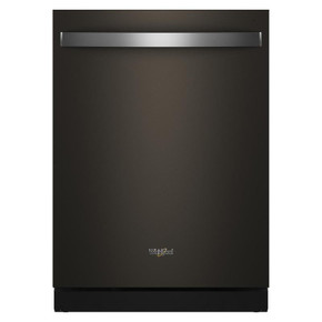 Whirlpool® 24-Inch Dishwasher with Total Coverage Wash Action and Auto Open Air Dry in Fingerprint Resistant Black Stainless WDTS8024SV