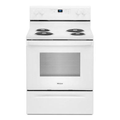4.8 cu. ft. Whirlpool® electric range with Keep Warm setting YWFC150M0JW