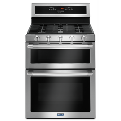 Maytag® 30-Inch Wide Double Oven Gas Range With True Convection - 6.0 Cu. Ft. MGT8800FZ