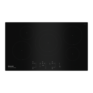 Kitchenaid® 36-Inch 5-Element Sensor Induction Cooktop KCIG556JBL