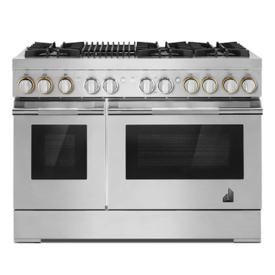 Jennair® RISE™ 48" Dual-Fuel Professional Range with Gas Grill JDRP648HL