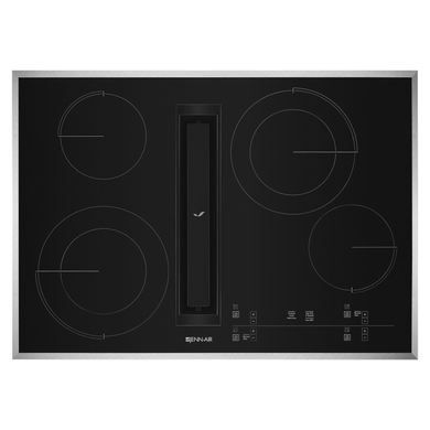 Jennair® 30 Lustre Trim Electric Radiant Downdraft Cooktop with Tap Touch Controls JED4430KS
